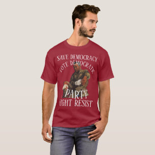 T-SHIRT JOHN OSSOFF DHS CBP ICE TSA PARTI DÉMOCRATE 2028