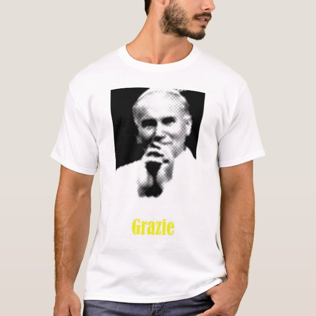 T-shirt John Paul II Grazie (Devant)