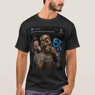T-shirt John Pork Tung Tung Tung Sahur 67 Mème Drôle