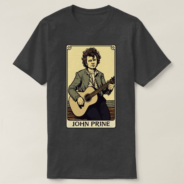 T-shirt John Prine État D'Esprit (Design devant)