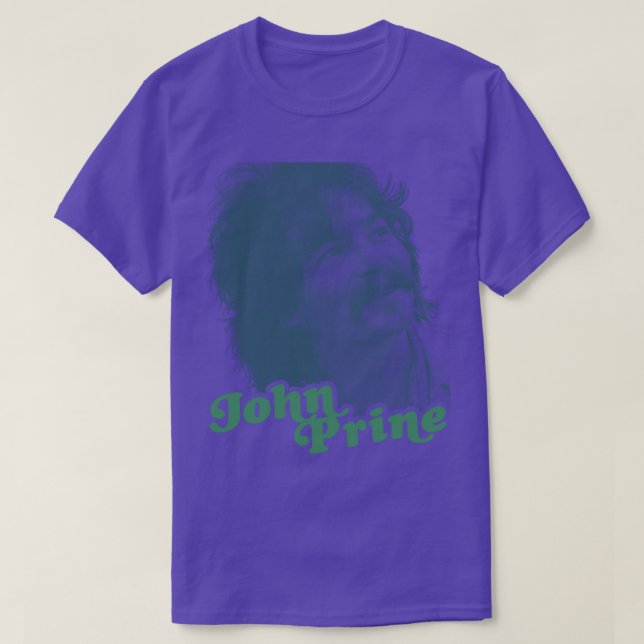 T-shirt John Prine Folk Légende (Design devant)