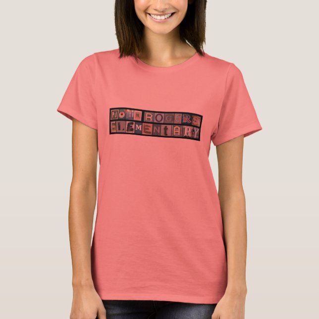 T-shirt John Rogers Dos de sonnerie féminin (Devant)