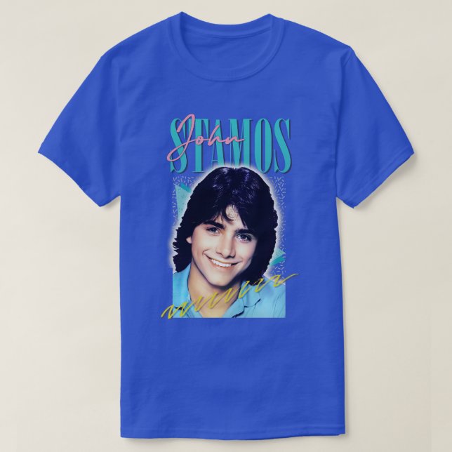 T-shirt John Stamos Aesthétique Rétro Ventilateur Art (Design devant)