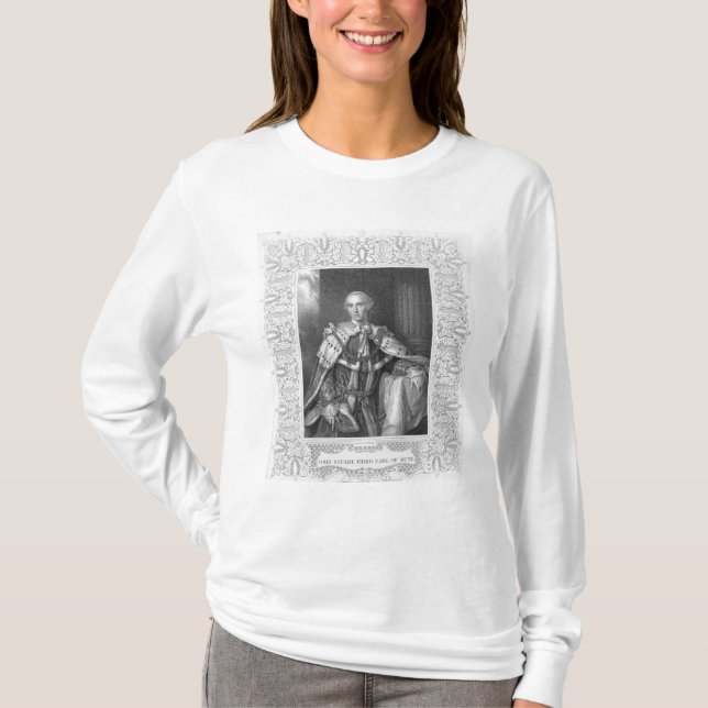 T-shirt John Stuart, troisième comte de Bute, gravé (Devant)