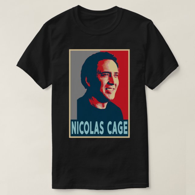 T-shirt John Travolta Nicolas Cage Retro (Design devant)