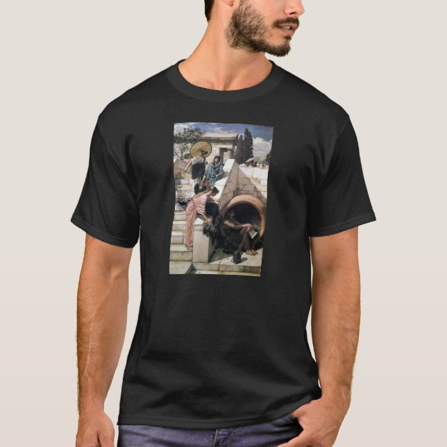 T-shirt John William Waterhouse - Diogenes (Devant)