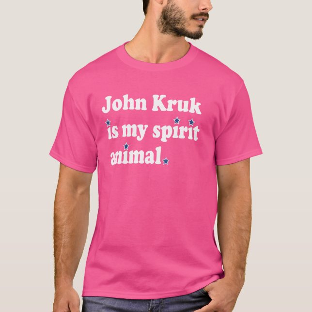 T-shirt Johnkruk John Kruk Est Mon Esprit Animal (Devant)