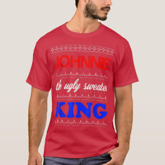 T-shirt JOHNNIE le Roi Doux moche Joyeux vacances T-Shi