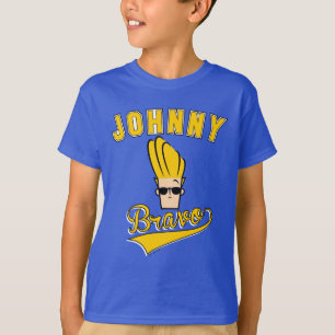 T-shirt Johnny Bravo Collegiate Graphic