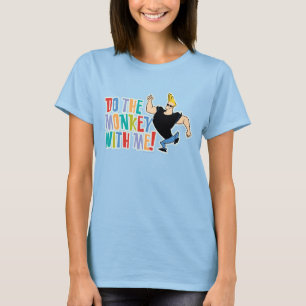 T-shirt Johnny Bravo - Faites Le Singe Avec Moi !