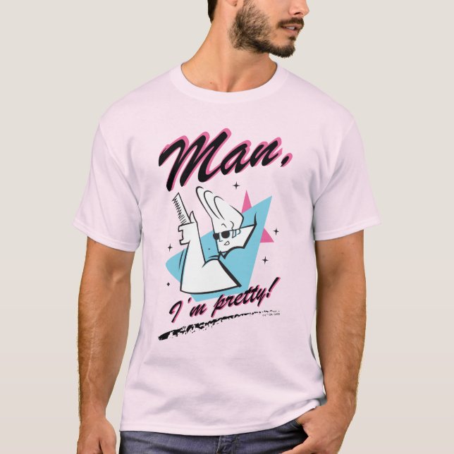 T-shirt Johnny Bravo - Homme Je suis assez Retro Graphic (Devant)