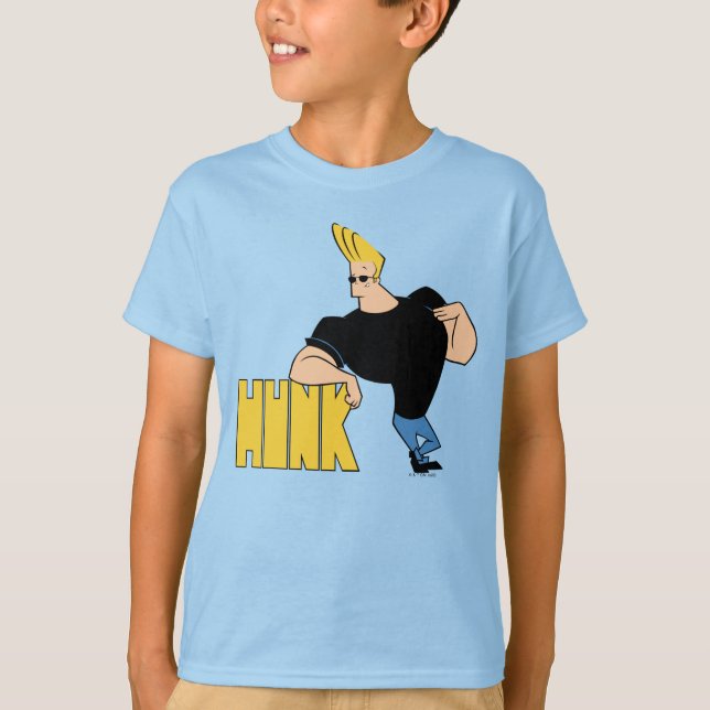 T-shirt Johnny Bravo - Hunk (Devant)