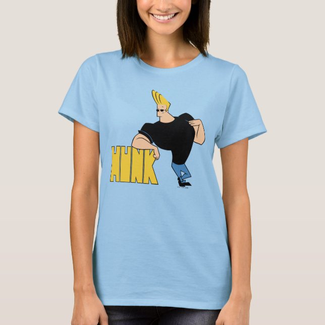T-shirt Johnny Bravo - Hunk (Devant)