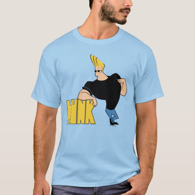 T-shirt Johnny Bravo - Hunk (Devant)
