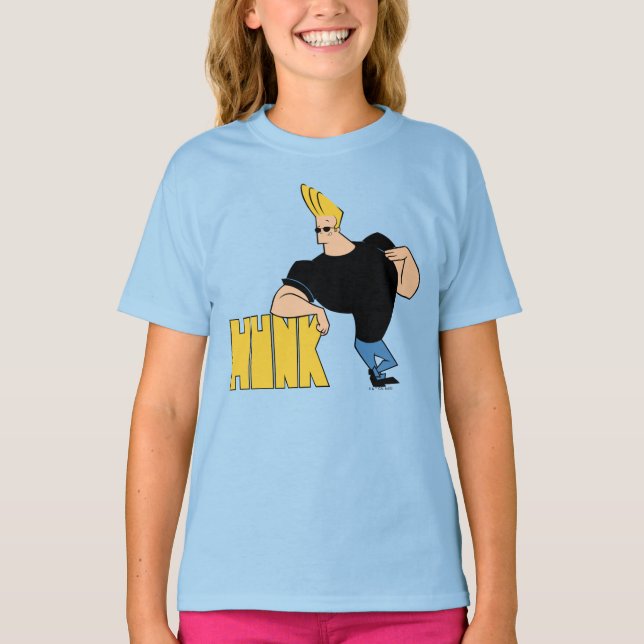 T-shirt Johnny Bravo - Hunk (Devant)