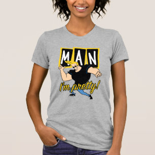 T-shirt Johnny Bravo - Man I'm Pretty