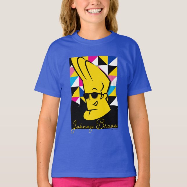 T-shirt Johnny Bravo Pop Art Graphic (Devant)