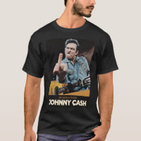 Johnny Cash Middle Finger Colored Prison Johnny Ca