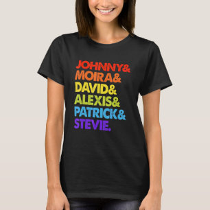 T-shirt Johnny Et Moira Et David Et Alexis