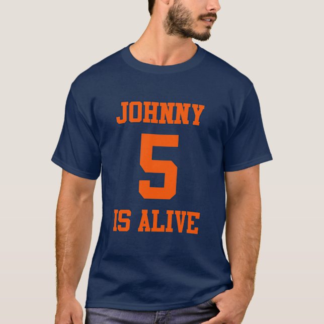 T-shirt Johnny Five est vivant (Devant)