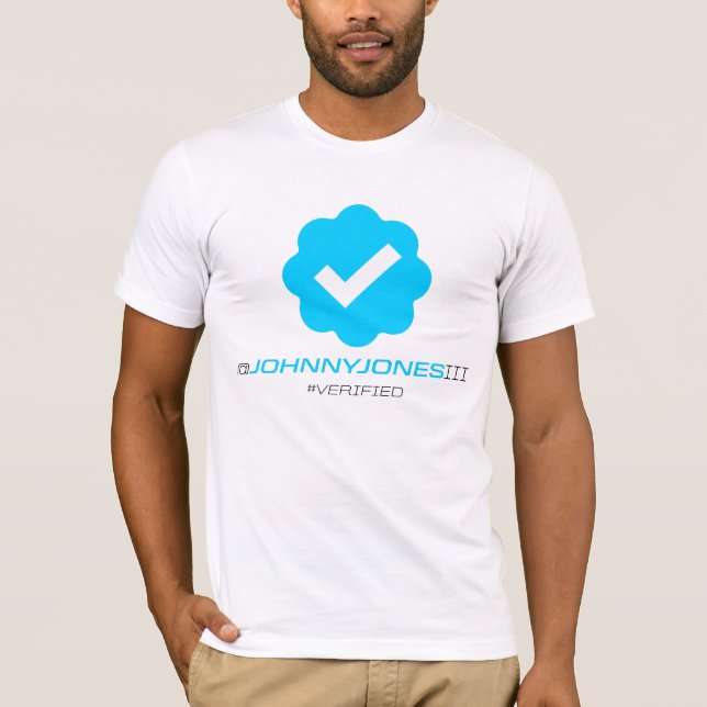 T-shirt @JohnnyJonesIII - vérifié (Devant)