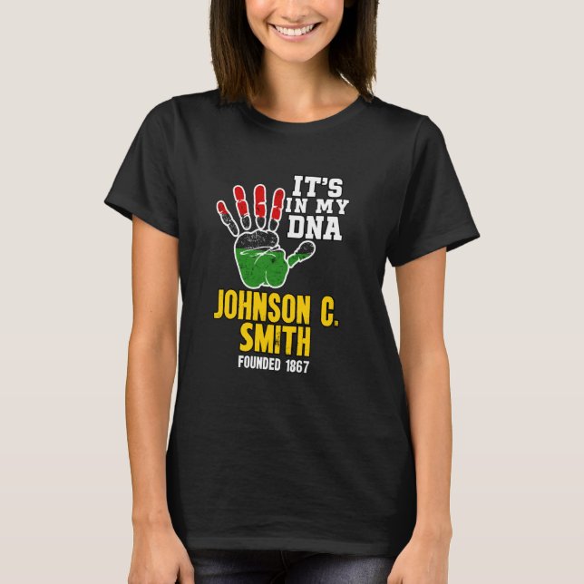 T-shirt Johnson C. Smith, JCSU, Souvenir HBC Design (Devant)