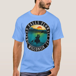 T-shirt Johnson Falls Flowage 647 Wisconsin Kayaking