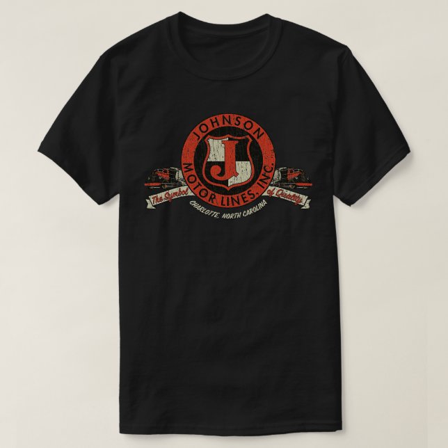 T-shirt Johnson Motor Lines 1945 (Design devant)