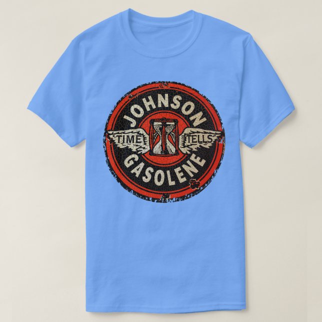 T-shirt Johnson Time indique l'essence 1 (Design devant)