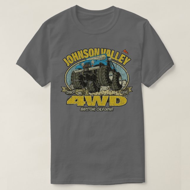 T-shirt Johnson Valley 4WD 1974 (Design devant)