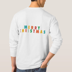 T-SHIRT JOIE AMOUR JOYEUX NOËL COLORÉ