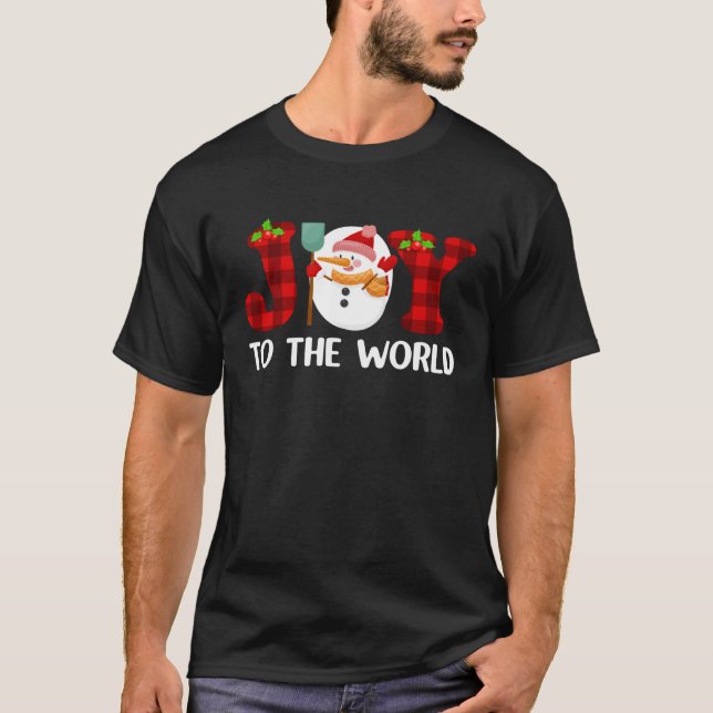 T-shirt Joie au monde Nativité Jésus Mange de Noël en (Devant)