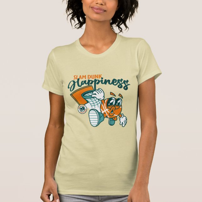 T-shirt Joie de dunk au basket-ball (Devant)