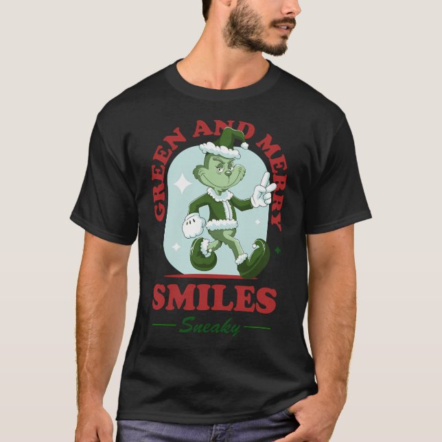 T-shirt Joie de Grinch Noël (Devant)