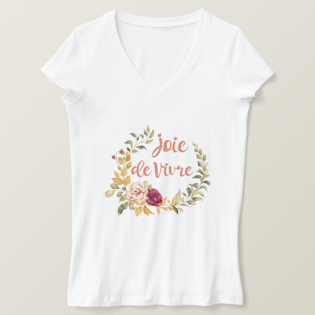 T-shirt Joie de Vivre (Design devant)