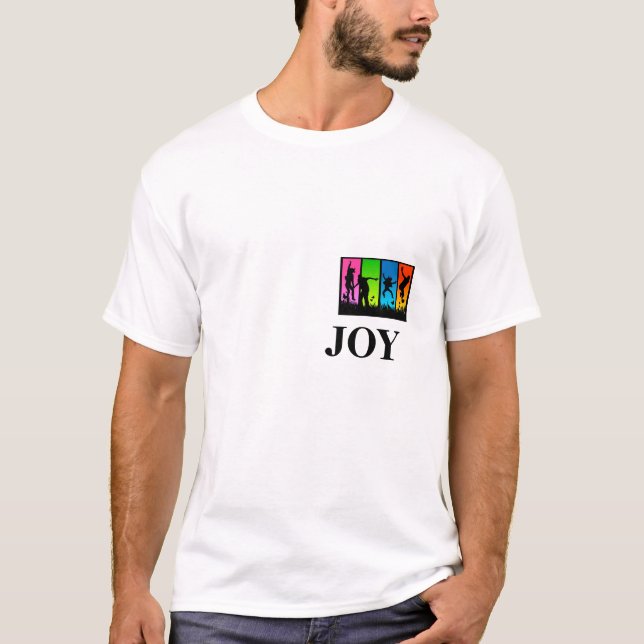 T-shirt Joie des hommes chrétiens de SEIGNEUR chemise (Devant)