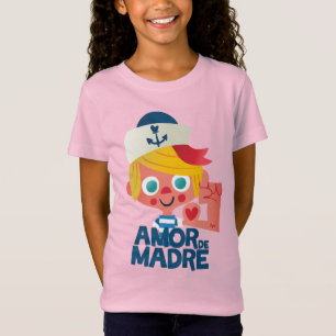 T-Shirt Joie du marin : AMOR DE MADRE Cartoon