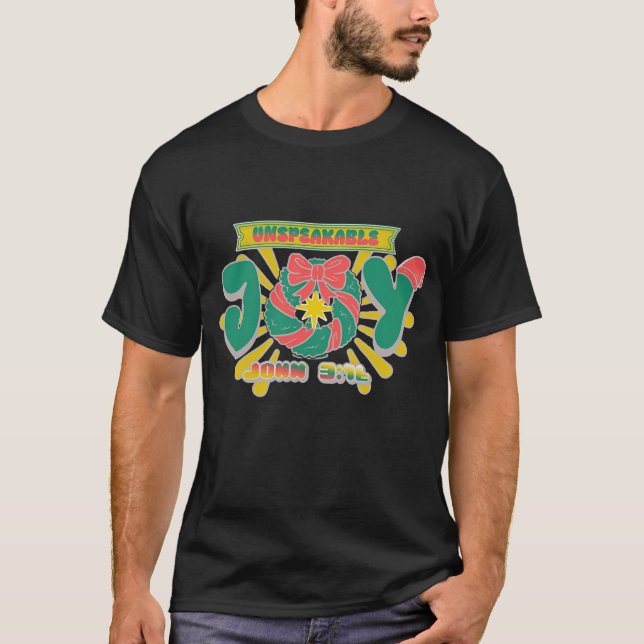 T-shirt Joie indicible (Devant)