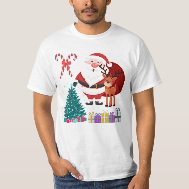 T-shirt Joie Magique de Noël (Devant)
