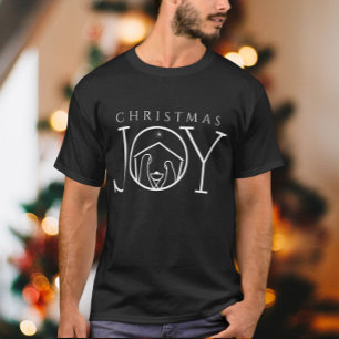 T-shirt JOIE Naissance Religieux Chrétien Noël