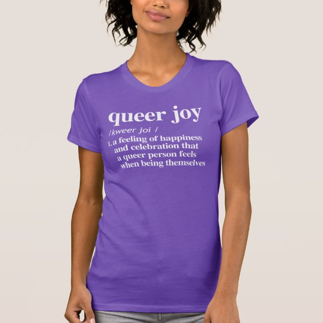 T-SHIRT JOIE QUEER (Devant)