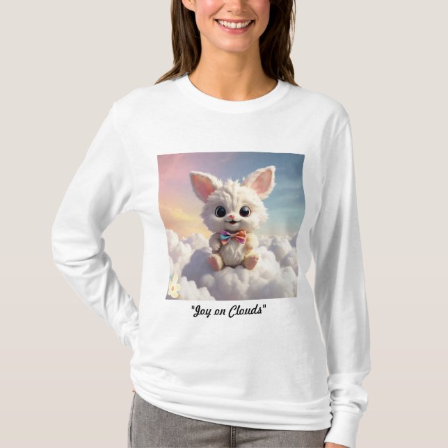 T-shirt "Joie sur les nuages" (Devant)