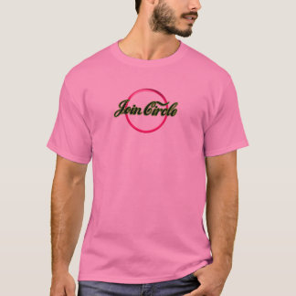 T-shirt Joignez la chemise de logo de cercle