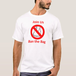 T-shirt Joignez-nous, interdisez le sac autour du monde