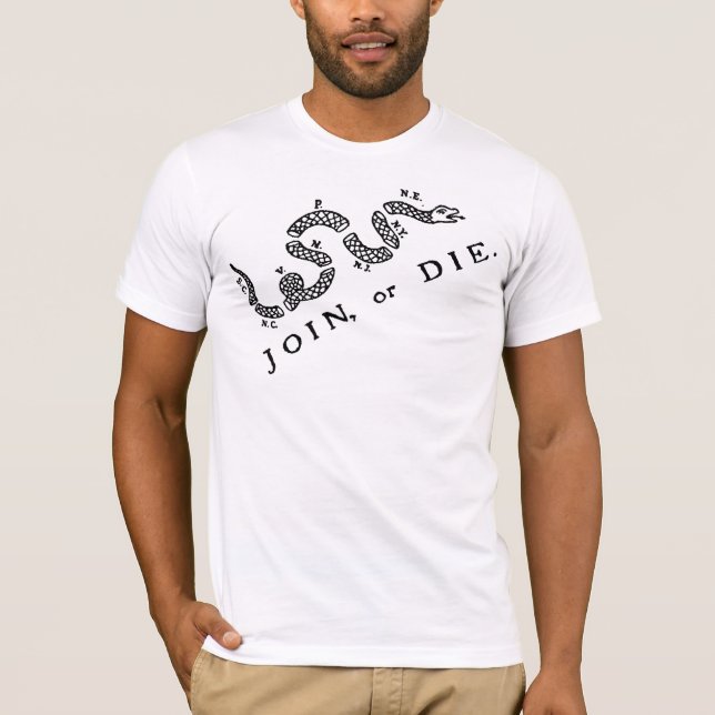 T-shirt joignez ou mourez (Devant)
