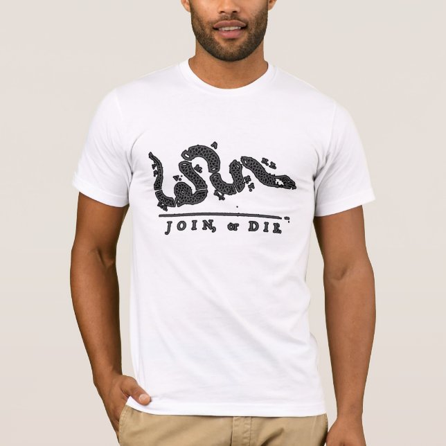 T-shirt Joignez, ou mourez Américain (Devant)