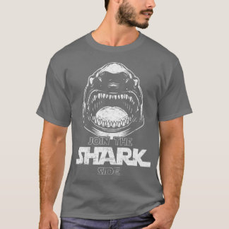 T-shirt Joignez-Vous À L'Amoureux Du Requin Côté Requin Dr