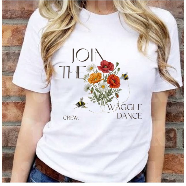 T-shirt Join The Waggle Dance Crew  Save The Bees Teacher (Créateur téléchargé)
