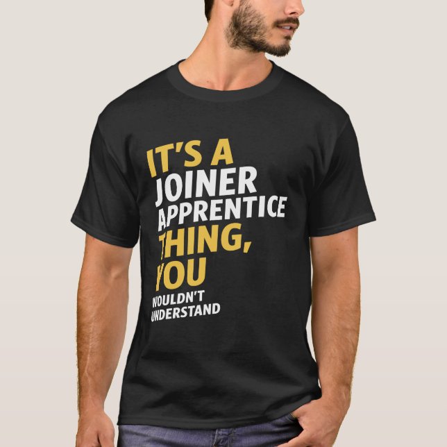 T-shirt Joiner Apprentice (Devant)