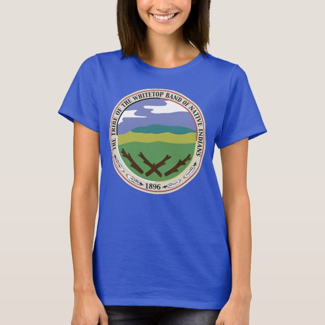 T-shirt Joint/logo de Whitetop sur l'arrière - plan de (Devant)